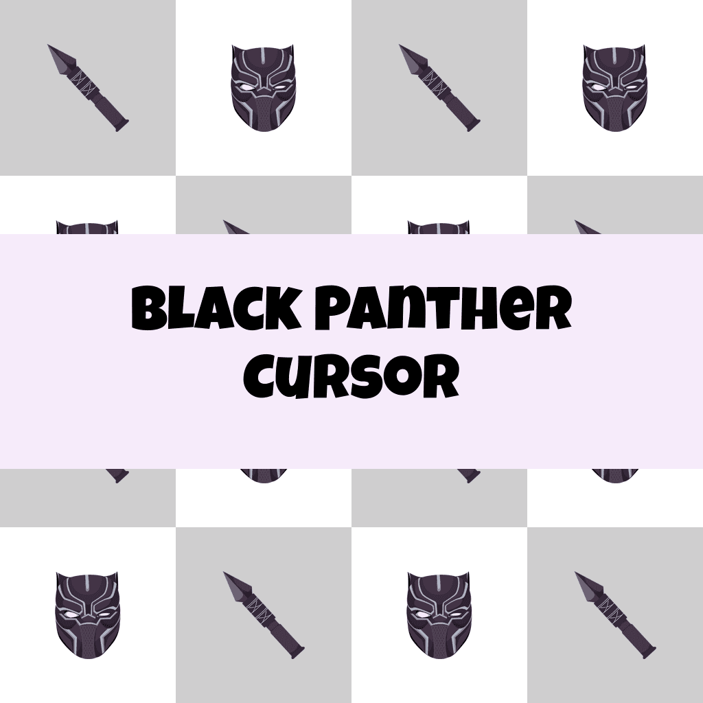 Preview Black Panther cursor custom cursor pack