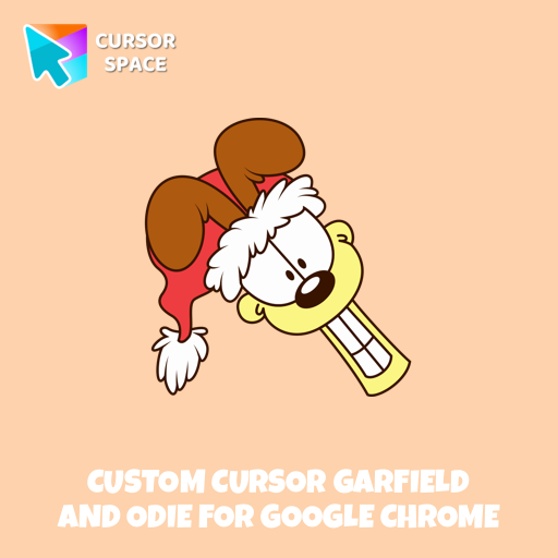 Custom Cursor Garfield And Odie For Google Chrome